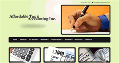 Desktop Screenshot of affordabletaxpro.com